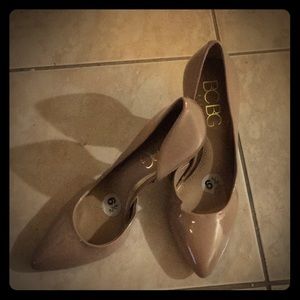 Nude high heels